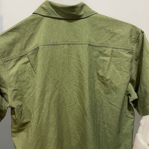 Orvis Short Sleeve Mens Tech Shirt Army Green Classic Collection Size S NWT - Picture 8 of 8